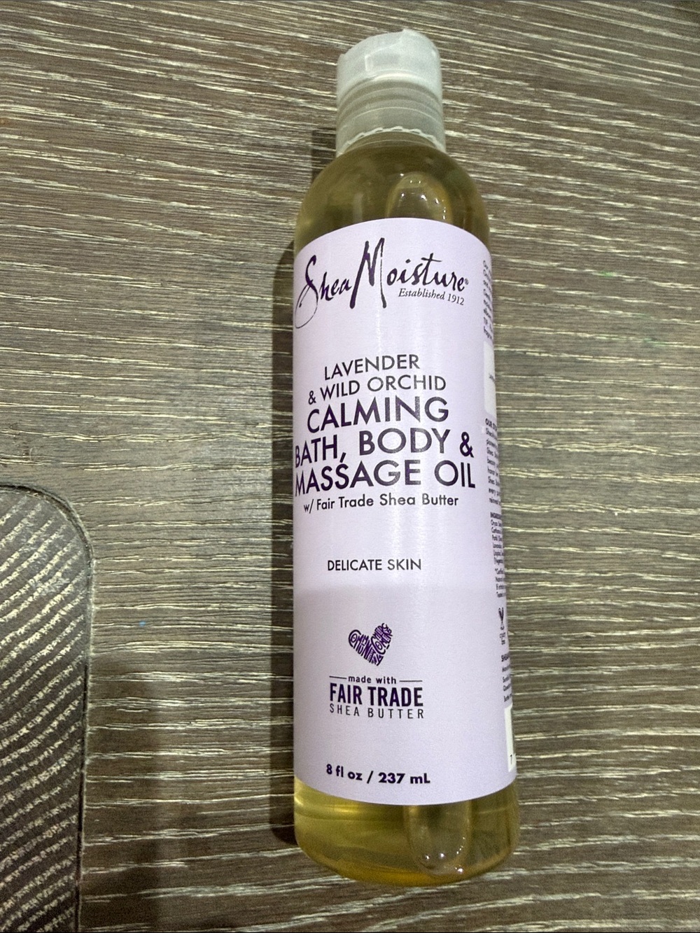 NWT Shea Moisture Lavender & Wild Orchid Calming Bath, Body & Massage Oil